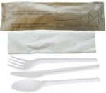 Set Tris Forchetta-Coltello con Tovagliolo Cod. 26889_1